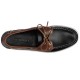 Sebago Docksides Portland Waxed 7111M7W Brown-Black Ανδρικό Ιστοπλοϊκό
