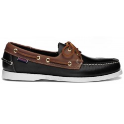 Sebago Docksides Portland Waxed 7111M7W Brown-Black Ανδρικό Ιστοπλοϊκό