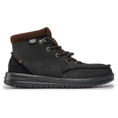 Hey Dude 40189 Bradley Leather 001 Black