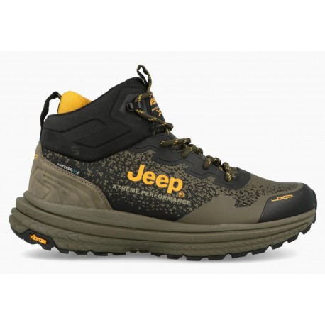 Jeep Tracked Mid Waterproof JM42202A - 020 Khaki