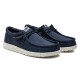 Hey Dude Wally Stretch Canvas Navy 40700-410