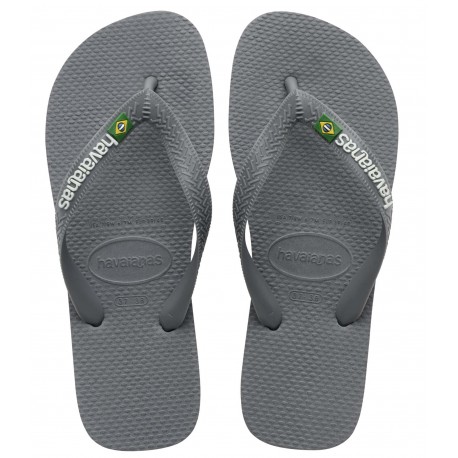 Havaianas Brasil Logo 4110850 Steel Grey