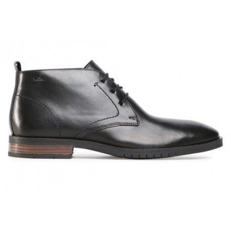 s Oliver Leather Boot 5-15101-25 001 Black