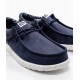 Hey Dude Wally Stretch Canvas Navy 40700-410